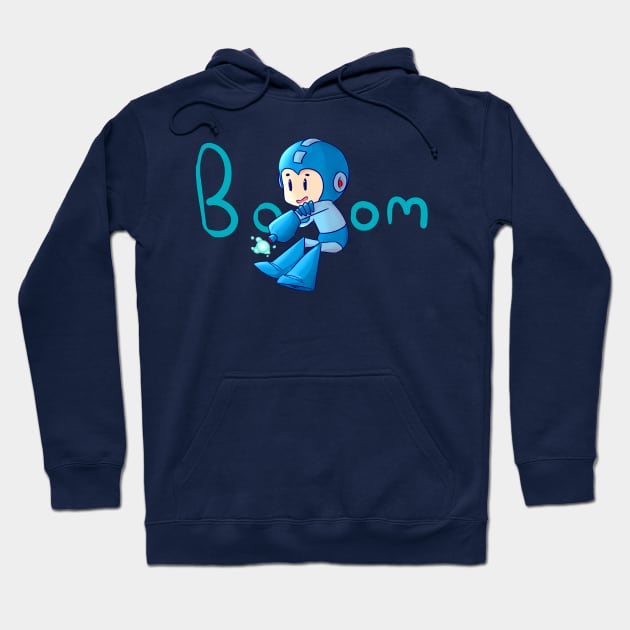 Megaman Boom! Hoodie by pretzelsnake